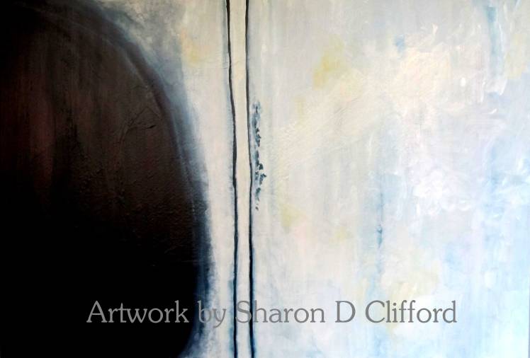 'Indigo Landscape' 115x76cm (acrylic on canvas)  $680